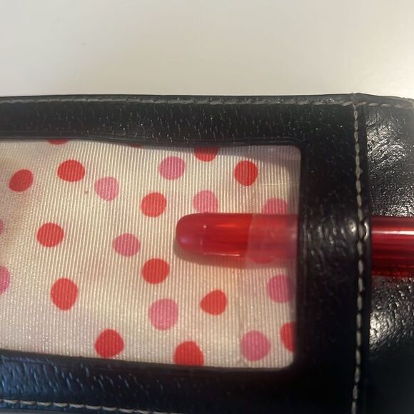 Kate Spade Black Leather Key Fob Zip Coin Bifold Wallet - Picture 15 of 15